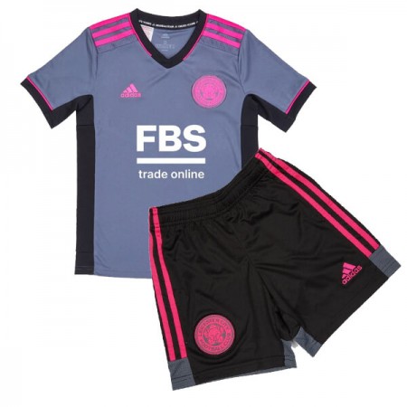 Koszulka Leicester City Dziecięcy Trzeci Koszulki Piłkarskie 2021-2022 Krótki Rękaw